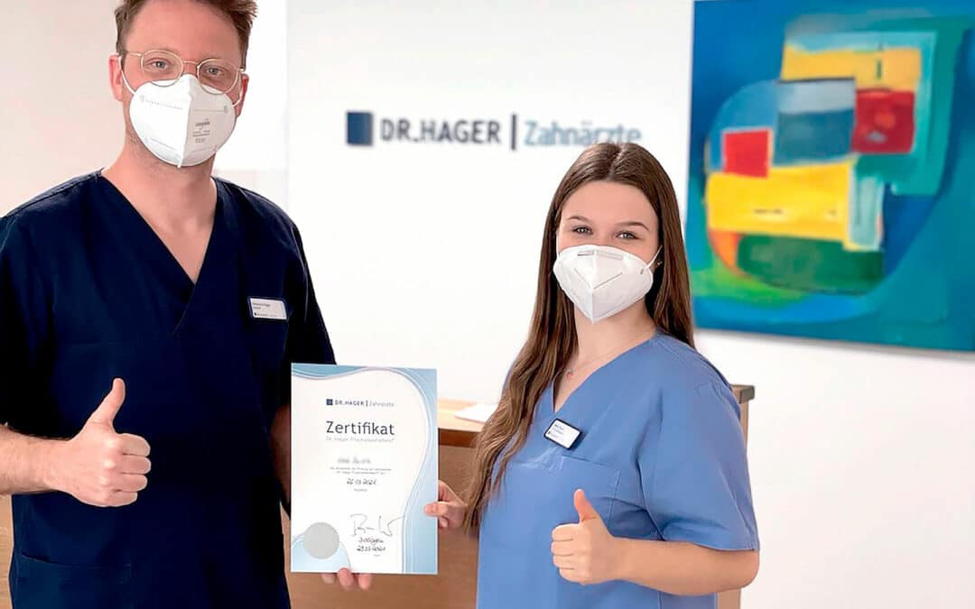DR. HAGER | Zahnärzte Zertifikat